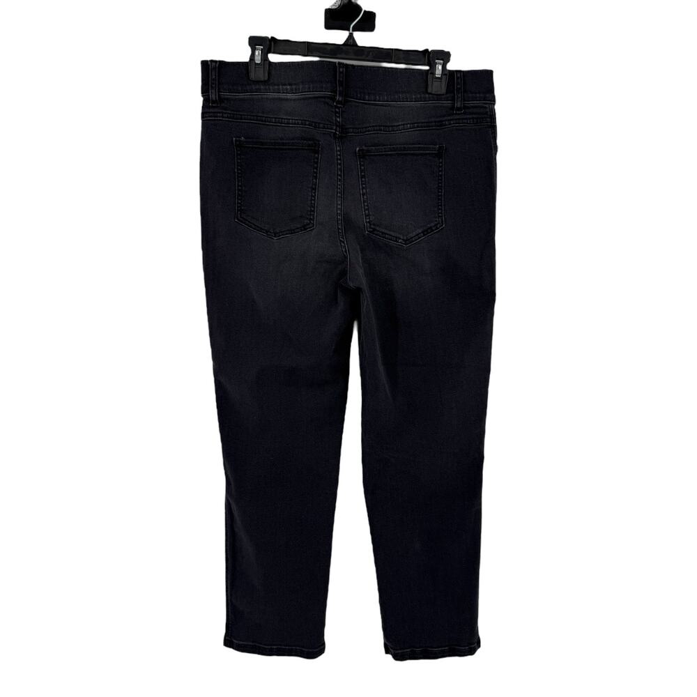 Spanx 20355R Ankle Straight Leg Denim Jeans faded black size X-Large XL - Picture 4 of 7